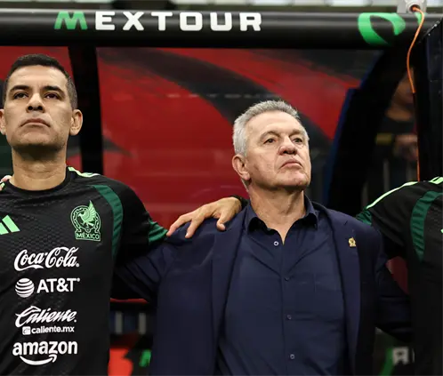 Javier Aguirre vivirá su tercer Mundial como técnico de México, Rafa Márquez el primero como auxiliar. Getty Images Javier Aguirre vivirá su tercer Mundial como técnico de México, Rafa Márquez el primero como auxiliar. Getty Images