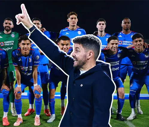 Nicolás Larcamón con Cruz Azul y posible alineación (Getty Images- Manuel Velasquez) Nicolás Larcamón con Cruz Azul y posible alineación (Getty Images- Manuel Velasquez)