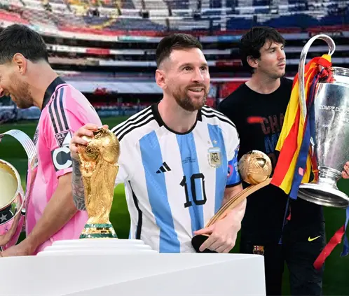 Messi llegó a 47 títulos en su carrera tras la conquista de la MLS Cup (Getty Images)
