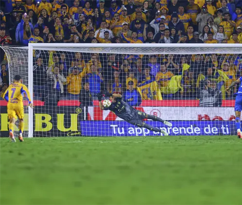 Nahuel Guzmán ha detenido un total de 25 penales desde que llegó a Tigres en 2025. Ricardo Rodríguez Nahuel Guzmán ha detenido un total de 25 penales desde que llegó a Tigres en 2025. Ricardo Rodríguez