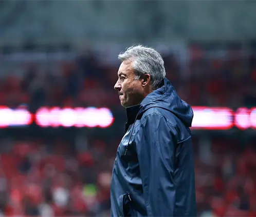 Domènec Torrent habló sobre su futuro como técnico de Monterrey tras haber sido eliminado en semifinales ante Toluca.Crédito: ( Manuel Velásquez/Getty Images)