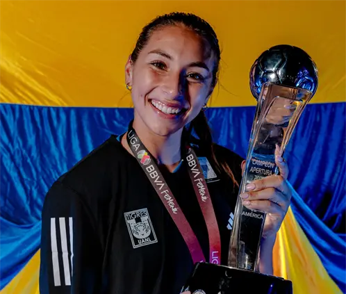 Bárbara Olivieri se va de Tigres Femenil tras un semestre como Amazona, en el cual ganó el Apertura 2025. @TigresFemenil