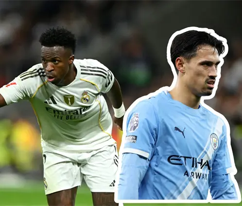 Real Madrid vs. Manchester City de la Champions League (Getty Images- Canva) Real Madrid vs. Manchester City de la Champions League (Getty Images- Canva)