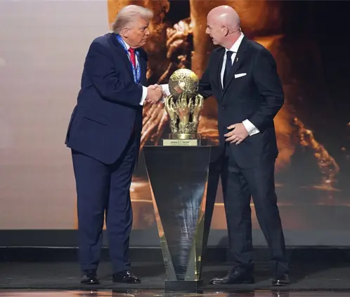 FIFA no ha especificado como es que surgió el Premio por la Paz, entregado a Donald Trump (Getty Images) FIFA no ha especificado como es que surgió el Premio por la Paz, entregado a Donald Trump (Getty Images)