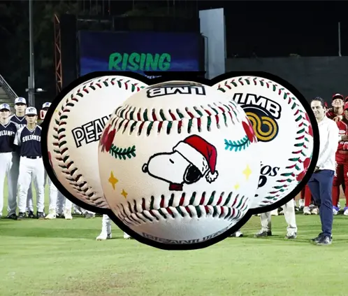 LMB y su pelota conmemorativa (MLB X)