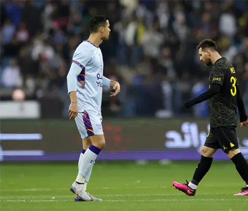 Lionel Messi y Cristiano Ronaldo podrían jugar en Ciudad de México en marzo y abril del 2026 respectivamente. Getty Images