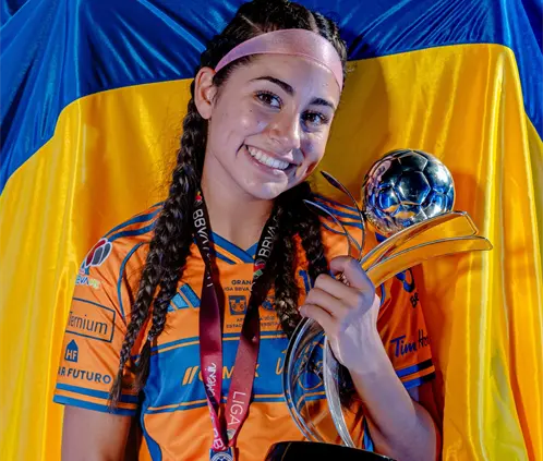 Mia Villalpando se coronó en su primer torneo con Tigres Femenil, el Apertura 2025. @TigresFemenil Mia Villalpando se coronó en su primer torneo con Tigres Femenil, el Apertura 2025. @TigresFemenil