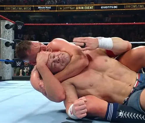 John Cena cerró su carrera en WWE rindiéndose en su última lucha contra Gunther. @WWE