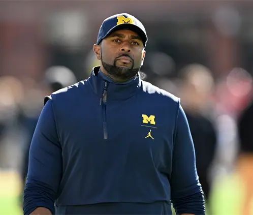 Sherrone Moore pagó 25mil dólares de fianza para llevar el caso en libertad (Getty images) Sherrone Moore pagó 25mil dólares de fianza para llevar el caso en libertad (Getty images)