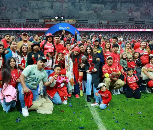 Toluca prepara una fiesta histórica por su bicampeonato (Photo by Agustin Cuevas/Getty Images) Toluca prepara una fiesta histórica por su bicampeonato (Photo by Agustin Cuevas/Getty Images)